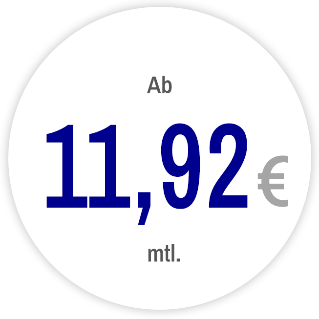 Betrieblichen Krankenversicherung (bKV) ab 11,92 €